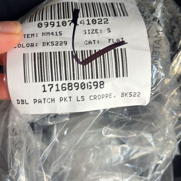 Madewell Shirt Womens Small Black Double Pocket Button Down Oversized - Picture 8 of 10